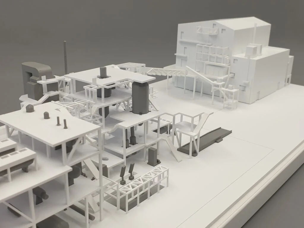 architekturmodell-funktionsmodell-industrieanlage-struktur