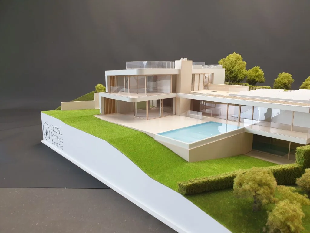 Seitenansicht des Architekturmode